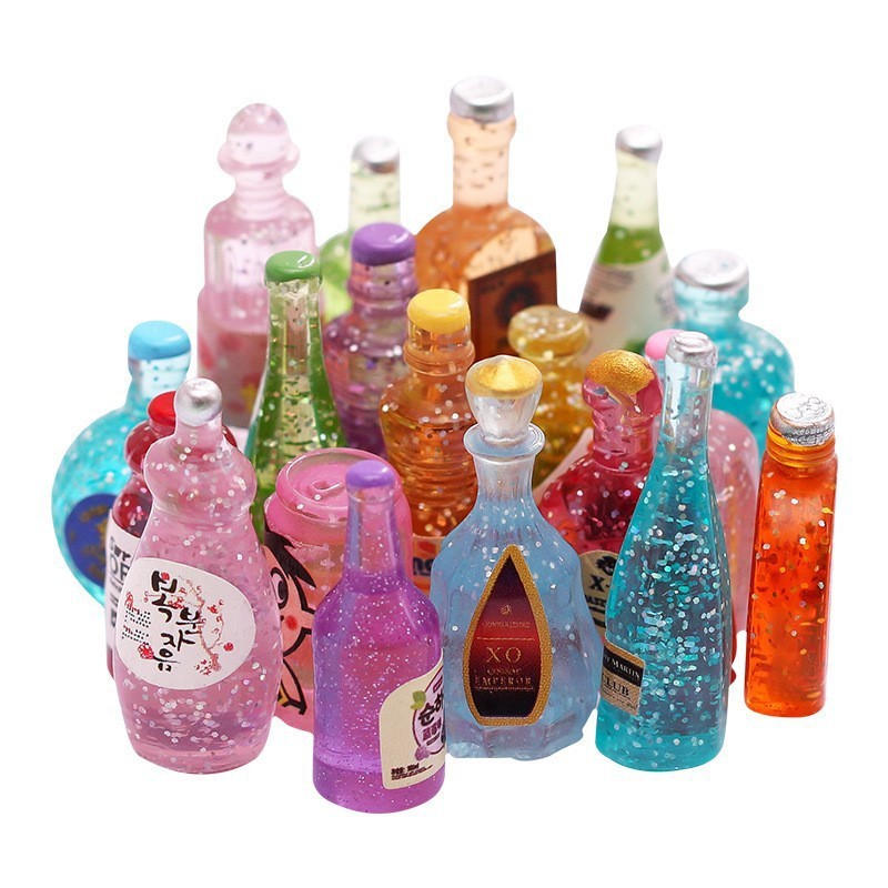 Styles mixtes de mini-bouteilles scintillantes