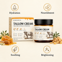 Baume Corporel Hydratant et Nourrissant au Suif de Bœuf Bio Naturel – Crème Visage et Lotion pour Peaux Sèches