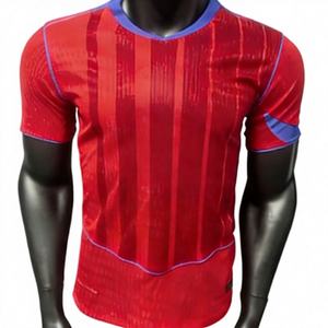 Camisetas y Tops de Fútbol de Manga Corta Transpirables de Poliéster 25-26, Personalizables con Nombre de Jugador y Logotipo del Equipo - Product Image 2