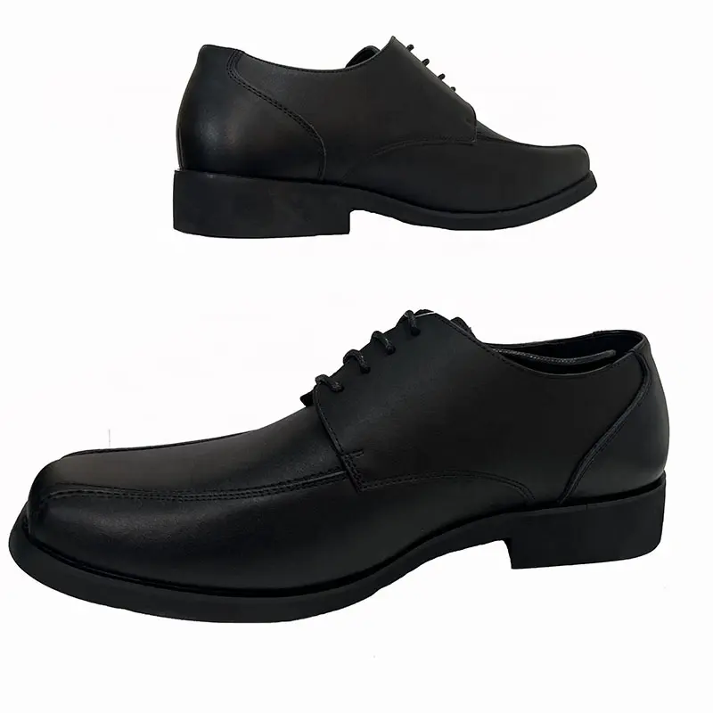 Summer business formal leather shoes men leather British black inside high trend groom wedding casual leather shoes