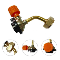 IRONDONKEY Cartouche de gaz longue pour extérieur à valve russe, réservoir de butane à connexion directe, dispositif de gonflage manuel, modèle