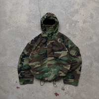 Veste à capuche personnalisée pour homme, color-block, 100% coton, coupe-vent vintage lavé, streetwear, vêtements d'extérieur, OEM ODM