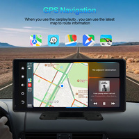 10.36 pouces numérique 4 canaux AHD 1080p DVR écran tactile appuie-tête moniteur sans fil camion caméra de recul système de moniteur Carplay