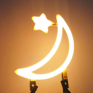 Lámpara Lunar LED con Bombillas COB, Luz Blanca Cálida Intermitente, DC 3V, LED SMD, Color de Emisión Amarillo, Lámpara Decorativa - Product Image 3