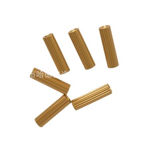 Pieu de support d'isolation de sécurité Hadeway en laiton, fileté M2 aux deux extrémités, DIN1587 Grade A - Product Image 1