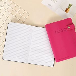 PU Leather Hard Cover Notebook Featuring Custom Embossed Logo a Portable Daily <b>Journal</b> Ideal for School Girls - Product Image 6