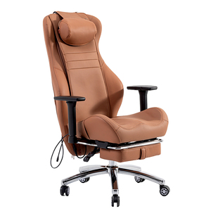 Silla de Oficina Ergonómica Plegable de Cuero PU de Lujo con Vibración y Manipulación Táctil JQ-MOC-01 - Product Image 2