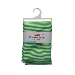 Tessuto a righe Ilan 100x150 cm colore verde per progetti di artigianato e cucito - Product Image 2