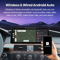 Pantalla OLED Rhythm Linux Carplay 2400x900 con Control del Volante, Mantiene las Funciones Originales para BMW