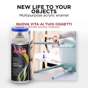 Bomboletta Spray Acrilica Universale 400 ML Grigio Argento RAL 7001 - Product Image 4