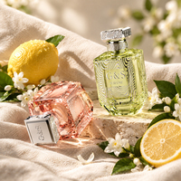 Flacons de parfum roses fantaisie personnalisés 30 ml 50 ml 100 ml Flacons de parfum de luxe Flacons de parfum en verre coloré