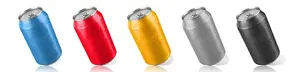 OEM transparent 330ml 500ml 473ml 12 oz 16oz 355ml élégant emballage de boisson gazeuse vide en aluminium canettes de soda à bière artisanale