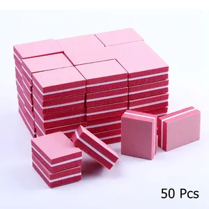 Nail File Buffer Block Double-sided Mini Nail File Blocks Colorful Sponge Nail Polish Sanding Buffer Strips Polishing Manicure Tools Nail Buffer