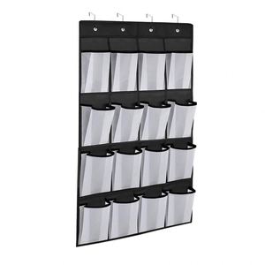 16 Grid Non-woven Hanging Bag <b>Shoes</b> Behind the Door Buggy Bag Outdoor Camping Tent Small Items Hanging <b>Storage</b> Bag - Product Image 1