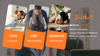 Appareil de physiothérapie numérique Tens, électrodes, stimulateur nerveux pour soulager la douleur, 26 programmes, dispositif médical de classe II, usage domestique