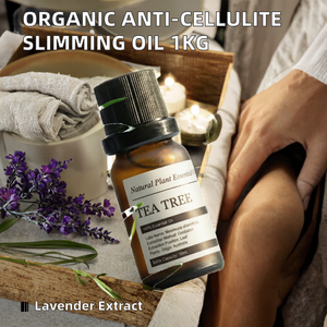 Huile de massage anti-cellulite naturelle et biologique à la lavande pour salon de beauté et SPA, en vrac, conditionnement de 10 ml - Product Image 2