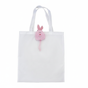 Borsa Pieghevole Ecologica a Forma di Coniglio per la Spesa, Personalizzabile con Logo, Realizzata in Nylon e Poliestere Resistente per Uso Quotidiano e Pubblicitario - Product Image 2