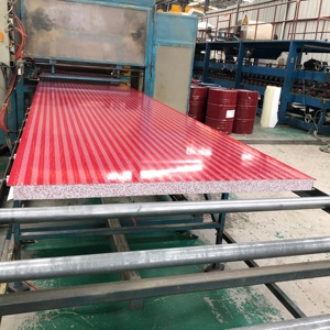 Panneaux sandwich <span class=keywords><strong>en</strong></span> polystyrène ignifuge et isolant pour la construction de murs d'usines de purification - Product Image 5
