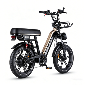 Bicicleta Eléctrica de Montaña DO-TOP Estilo Etro con Llantas Gruesas de 20 Pulgadas, Motor de 250W 48V de Litio con Motor Trasero sin Escobillas de 15AH, 7 Velocidades, Bicicleta Todoterreno Hidráulica - Product Image 2