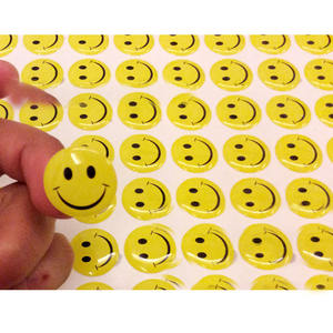 Pegatinas promocionales UV a todo color, pegatina de cúpula 3D impresa, impresión personalizada - Product Image 6