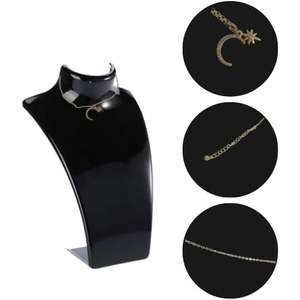 Ensemble de bijoux romantiques Luna E Stelle plaqué or en alliage avec collier et boucles d'oreilles pendantes en zircon pour femmes - Product Image 2