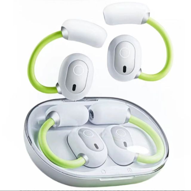 Universal OWS Open Ear Wireless BT 5.4 Headset Ultra Light Comfortable Fit Stereo Music Gaming Air Conduction LED Waterproof