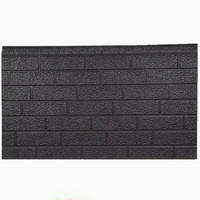 Panneau sandwich moderne en mousse de polyuréthane 3D, imperméable, ignifuge et résistant à l'humidité, pour isolation de chambre froide, usage hôtelier et domestique