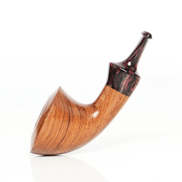 Pipe à tabac artisanale Xiaoxiong en bois de rose vintage, tige colorée, portable, réutilisable, pour hommes, vente directe d'usine, OEM ODM personnalisé