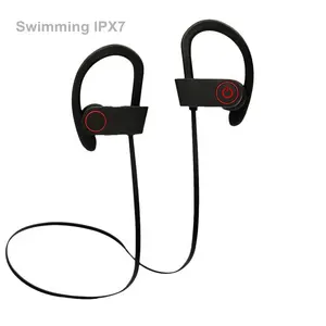 IPX7 Earphone Tahan Air 10 Produk Terlaris Sampel Gratis Berenang Olahraga Earphone Ear Hook Earphone