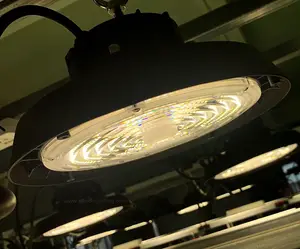 Đèn LED UFO High Bay Nhà Máy OEM 170LM/W Trung Tâm Hậu Cần Công Nghiệp 100W 150W 200W Nhà Kho