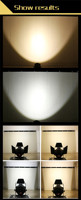 Lumière disco de scène de fête blanc/blanc chaud 100w cob led par avec porte de grange