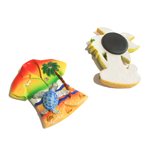 Aimant de réfrigérateur en résine 3D en forme de tortue de <span class=keywords><strong>mer</strong></span>, logo personnalisé, prix bas, écologique, vente en gros, souvenir de <span class=keywords><strong>vacances</strong></span> à Hawaï, cadeau - Product Image 2