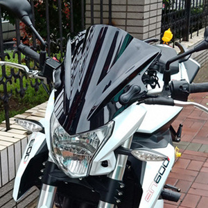 Nouvel état EX300 noir acrylique avant coupe-vent moto pare-brise <span class=keywords><strong>garde</strong></span> déflecteurs de vent accessoires - Product Image 2