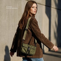 Bolso Bandolera Ecológico con Múltiples Bolsillos para Hombre y Mujer, Casual, para Viajes, Uso Diario, Conjunto de Regalo Empresarial