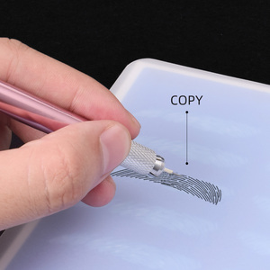 Semi Permanent Brow Training Skin <b>Pad</b> Transparent Silicone <b>Practice</b> Skin for Tattoo Artists and Beginners - Product Image 3