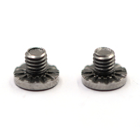 Vis de machine à tête cylindrique fine Torx en acier au carbone plaqué zinc noir de haute précision M1.6 M1.8 M2 M2.2 M2.5 M3 M4 M5
