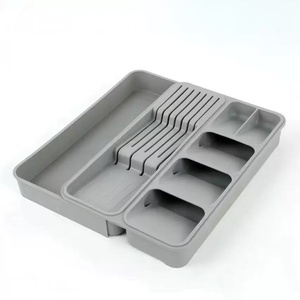 Organizzatore Espandibile per Cassetti da Cucina, Vassoio Portaposate in Plastica, Organizzatore per Utensili - Product Image 6