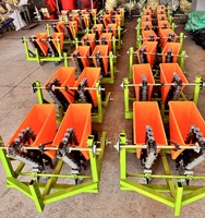 Prix EXW - Machine à planter l'ail manuelle à 2 rangs pour tracteur