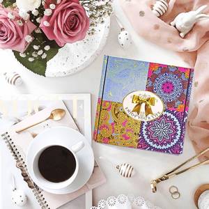 Bougie parfumée artisanale en cire de soja écologique, avec fleurs séchées classiques, dans un bocal métallique, longue durée, décoration d'intérieur, mariage - Product Image 5