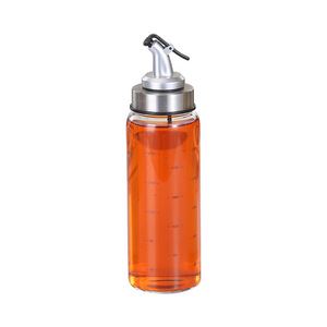 Bouteille d'huile d'olive en verre vert Marasca avec bouchon en acier inoxydable, en promotion - Product Image 5
