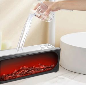 Aroma Humidifier Flame Essential Oil <b>Diffuser</b> Air Humidifier Aromatherapy Fragrance <b>Diffuser</b> <b>with</b> RGB <b>Light</b> and Remote Control - Product Image 4