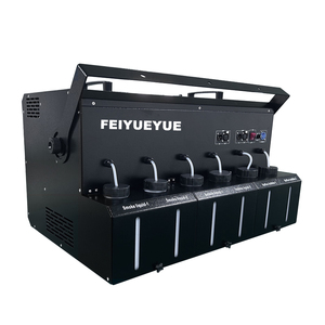 DMX 8 Kanal 3000W LED RGBW Kuru Buz Sis Duman Kabarcık Makinesi 4 Delikli 48*3W Elektrikli Uzaktan Kumandalı Metal Düğün Bar Parti Sahne - Product Image 6