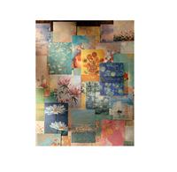 Papiers de fond classiques à déchirure facile pour tableau de vision DIY 100*140 mm, idéaux pour agenda