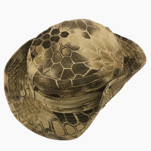 도매 사용자 정의 블랙 위장 야외 훈련 낚시 방수 자외선 차단제 전술 프릴넥 부니 모자 - Product Image 4