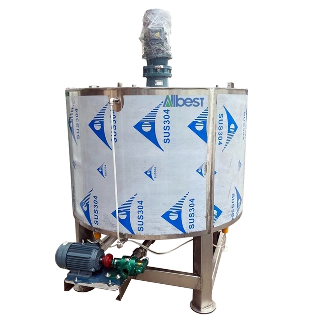 Electric 1000Liter Liquid Making Machine Mixer Mixing Machine Liquid With Agitator Chemical Liquid Mixing tank