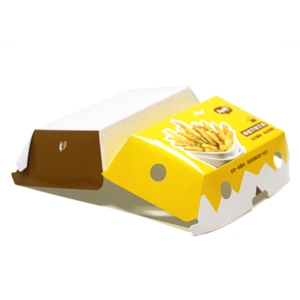 Kotak <span class=keywords><strong>Burger</strong></span> Sekali Pakai Kemasan Kentang Goreng Wadah Makanan Cepat Saji Untuk Dibawa Pulang Dengan Logo - Product Image 2