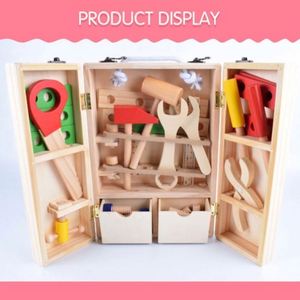 Toysrunner – jouets d'intelligence colorés en bois, puzzle multifonction pour enfants de moins de 50 pièces, âges 0-7 ans, éducation précoce Montessori - Product Image 3