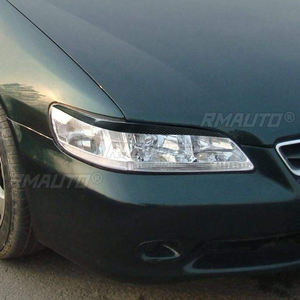 1 paire de couvre-phares en fibre de carbone véritable pour Honda Accord 1998 1999 2000 2001 2002, accessoires de voiture - Product Image 6