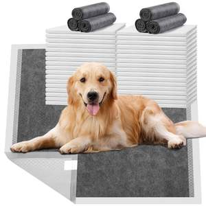 Almohadillas de entrenamiento para perros de carbón activado, almohadillas para orinar para perros súper absorbentes y a prueba de fugas, almohadillas para orinal de interior extra grandes para perros y gatos - Product Image 1