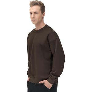Sudadera de Forro Polar para Hombre FOXA, Cuello Redondo, Corte Holgado, Suave y Básica - Product Image 4
